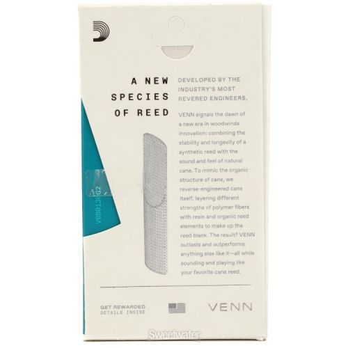  D'Addario VBB0130G2 VENN Generation 2 Bb Clarinet Reed - 3.0