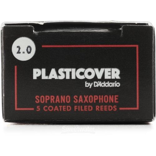  D'Addario Plasticover Soprano Saxophone Reeds - 2.0 (5-pack)