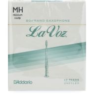 D'Addario RIC10MH - La Voz Soprano Saxophone Reed - Medium Hard (10-pack)