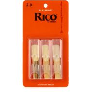 D'Addario RCA0320 Rico Bb Clarinet Reed - 2.0 (3-pack)