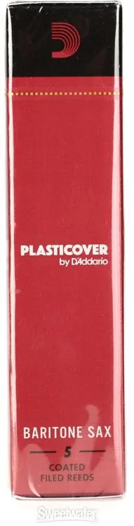  D'Addario RRP05BSX350 - Plasticover Baritone Saxophone Reeds - 3.5 (5-pack)