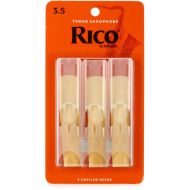 D'Addario RKA0335 - Rico Tenor Saxophone Reeds - 3.5 (3-pack)