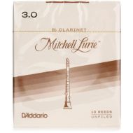 D'Addario RML10BCL Mitchell Lurie Bb Clarinet Reed - 3.0 (10-pack)