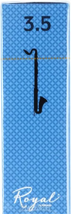  D'Addario REB1035 Royal Bass Clarinet Reed - 3.5 (10-pack)