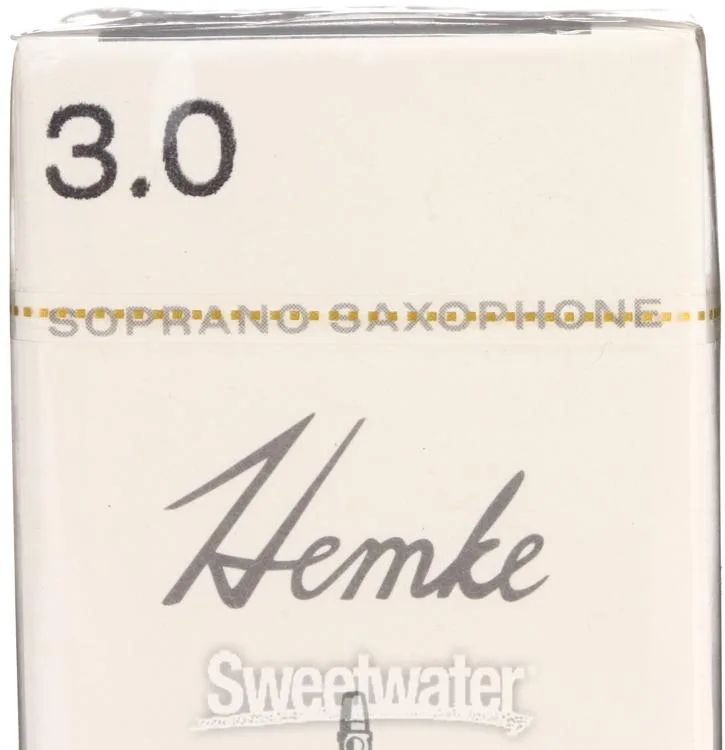  D'Addario RHKP5SSX300 - Frederick L. Hemke Soprano Saxophone Reeds - 3.0 (5-pack)