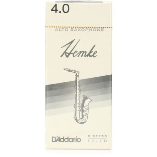  D'Addario Frederick L. Hemke Alto Saxophone Reeds (5-pack) with Reed Vitalizer - 4.0