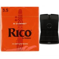 D'Addario Rico Bb Clarinet Reeds (10-pack) with Reed Vitalizer - 3.5