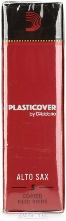  D'Addario RRP05ASX250 - Plasticover Alto Saxophone Reeds - 2.5 (5-pack)