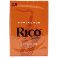 D'Addario RKA1025 - Rico Tenor Saxophone Reeds - 2.5 (10-pack)