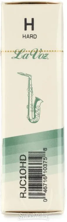  D'Addario RJC10HD - La Voz Alto Saxophone Reeds - Hard (10-pack)