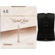 D'Addario Mitchell Lurie Bb Clarinet Reed (10-pack) with Reed Vitalizer Case - 4.5