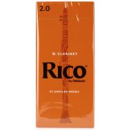 D'Addario RCA2520 Rico Bb Clarinet Reed - 2.0 (25-pack)