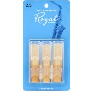 D'Addario RJB0325 - Royal Alto Saxophone Reeds - 2.5 (3-pack)