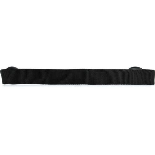  D'Addario SJA13 Fabric Neck Strap - Black, Snap Hook