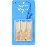 D'Addario RJB0330 - Royal Alto Saxophone Reeds - 3.0 (3-pack)