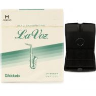 D'Addario La Voz Alto Saxophone Reeds (10-pack) with Reed Vitalizer - Medium