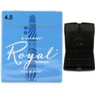 D'Addario Royal Bb Clarinet Reeds (10-pack) with Reed Vitalizer - 4.0