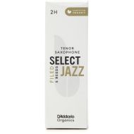 D'Addario Organics Select Jazz Filed Tenor Saxophone Reeds - 2 Hard (5-pack)