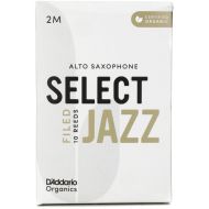 D'Addario Organics Select Jazz Filed Alto Saxophone Reeds - 2 Medium (10-pack)