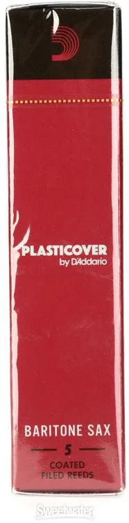  D'Addario RRP05BSX200 Plasticover Baritone Saxophone Reeds - 2.0 (5-pack)