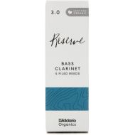 D'Addario Organics Reserve Bass Clarinet Reeds - 3.0 (5-pack)