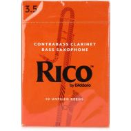 D'Addario RFA1035 Rico Contrabass Clarinet Reed - 3.5 (10-pack)