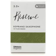 D'Addario Organics Reserve Soprano Saxophone Reeds - 3.0+ (10-pack)