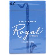 D'Addario REB1040 Royal Bass Clarinet Reed - 4.0 (10-pack)