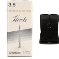 D'Addario Frederick L. Hemke Soprano Saxophone Reeds (5-pack) with Reed Vitalizer - 3.5