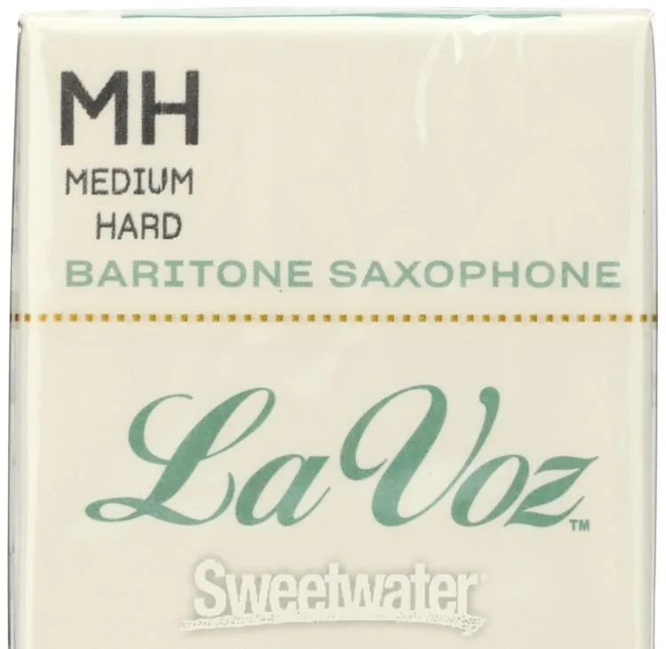  D'Addario RLC05MH - La Voz Baritone Saxophone Reed - Medium Hard (5-pack)