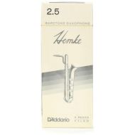 D'Addario RHKP5BSX250 - Frederick L. Hemke Baritone Saxophone Reeds - 2.5 (5-pack)