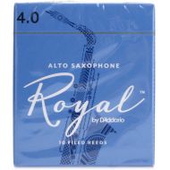 D'Addario RJB1040 - Royal Alto Saxophone Reeds - 4.0 (10-pack)