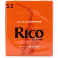 D'Addario RJA1035 - Rico Alto Saxophone Reeds - 3.5 (10-pack)
