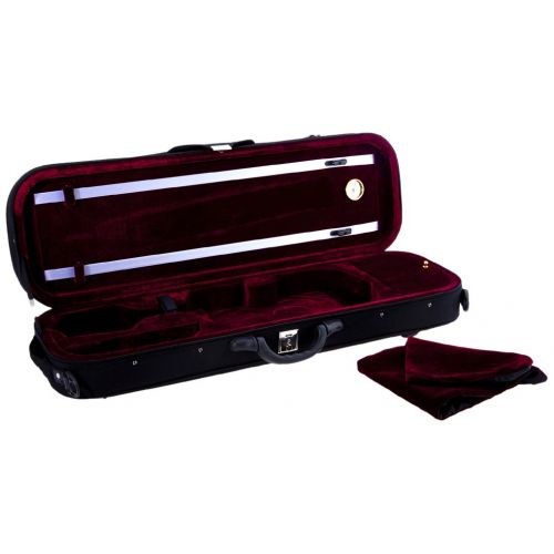  D'Luca DLuca VC-380 Oblong Full Size Violin Case with Hygrometer