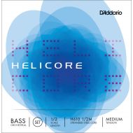 DAddario Helicore Orchestral Bass String Set, 1/2 Scale, Medium Tension
