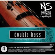 DAddario NS Electric Traditional Bass String Set, 3/4 Scale, Medium Tension