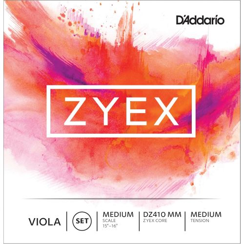  DAddario Zyex Viola String Set, Medium Scale, Medium Tension