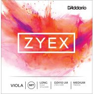 DAddario Zyex Viola String Set, Long Scale, Medium Tension