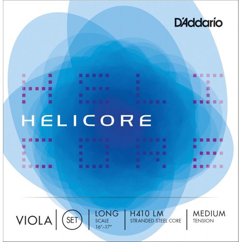  DAddario Helicore Viola String Set, Long Scale, Medium Tension