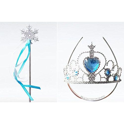  D & D Dressup Frozen Dress-Deluxe Elsa Dress-Up Package-Includes Dress & Accessories