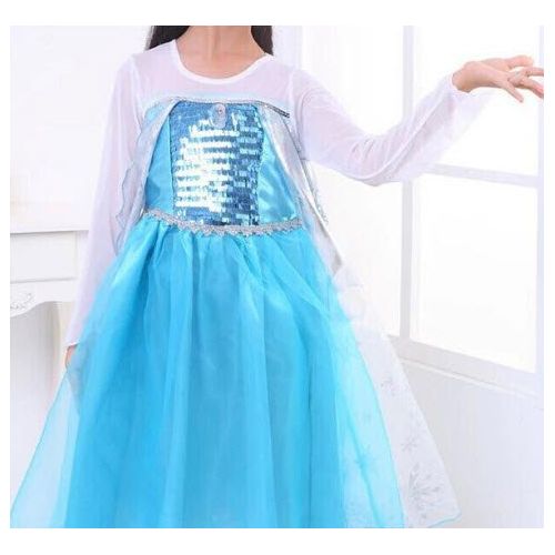  D & D Dressup Frozen Dress-Deluxe Elsa Dress-Up Package-Includes Dress & Accessories