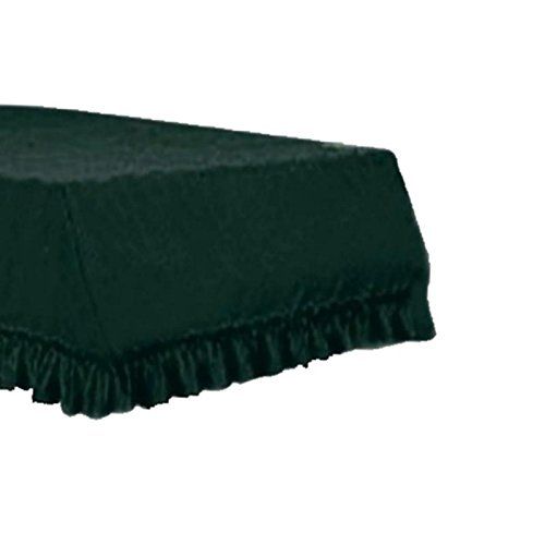  D DOLITY 3 Colors Choice Dustproof Piano Cloth Cover Velvet Bordered Grand Piano Dust Protective 61x57 x20inch - Green