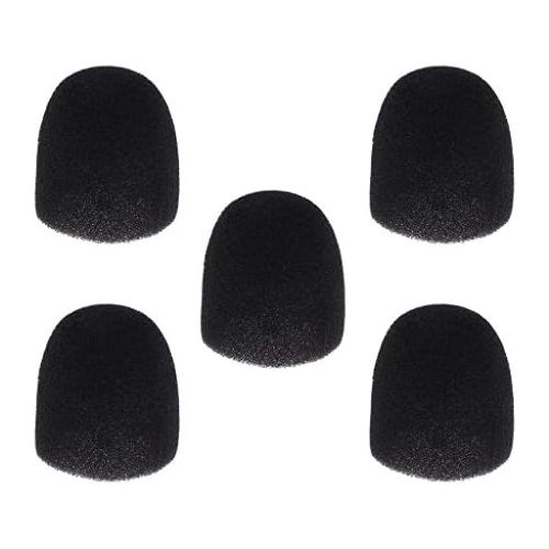  [아마존베스트]D Dolity 5pcs Headset Mini Earphone Microphone Windscreen Foam Cap Protective Case