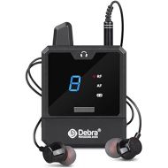 D Debra Audio ER-Mini UHF Portable Wireless in-Ear Monitor System with Monitoring Type for Stage, Band, Recording Studio, Musicians, Monitoring (Only 1 Receiver)