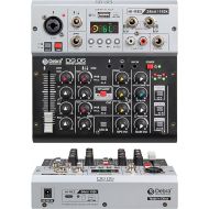 D Debra Professional Audio Mixer DG-05, 5 Channel Sound Board Mixing Console with Bluetooth, Mic Preamps & USB Audio Interface for PC Smartphone Studio Recording Webcast
