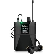 D Debra Pro ST-102 & ST-202 Stereo Wireless in Ear Monitor System Bodypack Receiver, Performance with 100 Adjustable Frequencies, Can Not Be Used Alone(Only 1 Bodypack)
