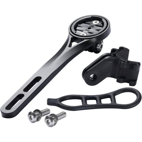  D Dymoece Dymoece Aluminium Alloy Bicycle Computer Mount for Road Bike Integrated Handlebar,Compatible with Garmin Edge 130 200 500 510 520 810 820 1000 1030 and Flashlight