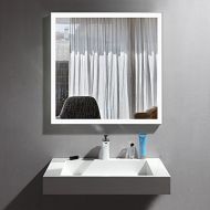 D-HYH 36 x 36 In Vertical Dimmable LED Bathroom Mirror with Anti-fog Function (DK-D-N031-DW)