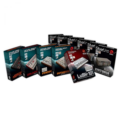  D16 Group},description:This complete software bundle packages together all of D16 Groups effects and virtual instrument plug-ins. Including:Phoscyon - taking the classic analogue s