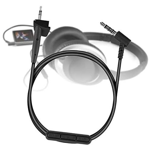  [아마존베스트]D2D Replacement Audio Cable Mic Cable Audio Cable for BOSE-Around Ear AE2 AE2i AE2w Headphones Black